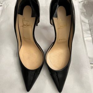 Christian Louboutin Iriza Patent Open-side pump